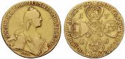 10 roubles 1766 year