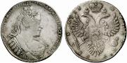 1 rouble 1733 year