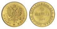 10 markkaa 1882 year
