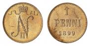 1 пенни 1899 года