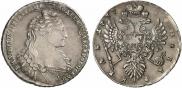 1 rouble 1737 year