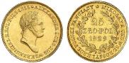 25 złotych 1829 year