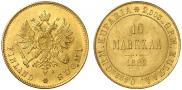 10 markkaa 1882 year