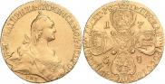 10 рублей 1768 года