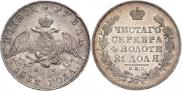 1 рубль 1831 года