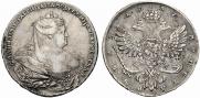 1 рубль 1737 года