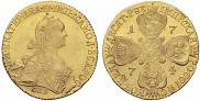 10 roubles 1774 year