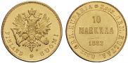 10 markkaa 1882 year