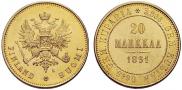 20 markkaa 1891 year