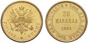 20 markkaa 1904 year