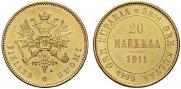 20 markkaa 1911 year