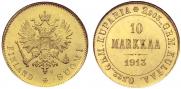 10 markkaa 1913 year