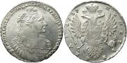 1 rouble 1737 year