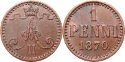 1 penni 1870 year