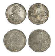 1 рубль 1724 года