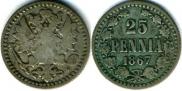 25 pennia 1867 year