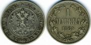 1 markka 1864 year