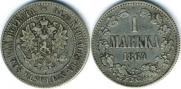 1 markka 1864 year