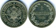 2 markkaa 1870 year