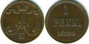1 penni 1884 year