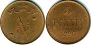 5 pennia 1906 year