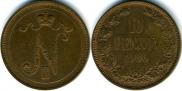 10 pennia 1900 year