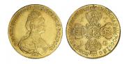10 рублей 1780 года