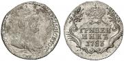 Grivennik 1783 year