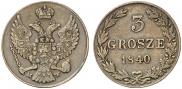3 grosze 1840 year
