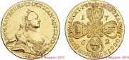 10 roubles 1762 year