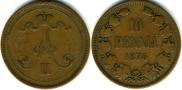 10 pennia 1875 year