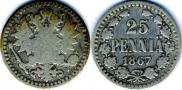 25 pennia 1867 year