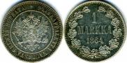 1 markka 1864 year