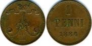 1 penni 1884 year