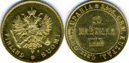 10 markkaa 1882 year