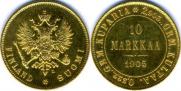 10 markkaa 1905 year