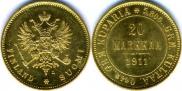 20 markkaa 1911 year