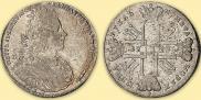 1 rouble 1727 year