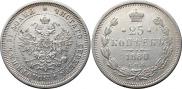 25 kopecks 1880 year