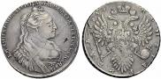 1 rouble 1734 year