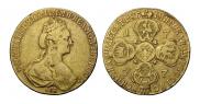 10 roubles 1777 year
