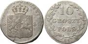 10 groszy 1831 year