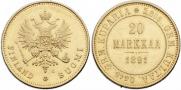 20 markkaa 1891 year