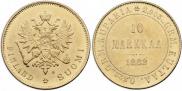 10 markkaa 1882 year