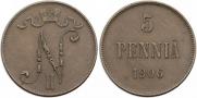 5 pennia 1906 year