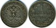 1 markka 1864 year