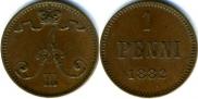 1 penni 1882 year