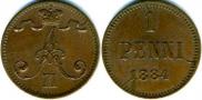 1 penni 1884 year