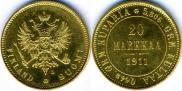 20 markkaa 1911 year