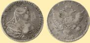 1 rouble 1737 year